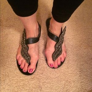 Naughty Monkey embellished sandals